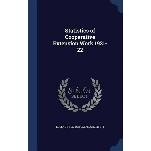 Statistics Of Cooperative Extension Work 1921-22