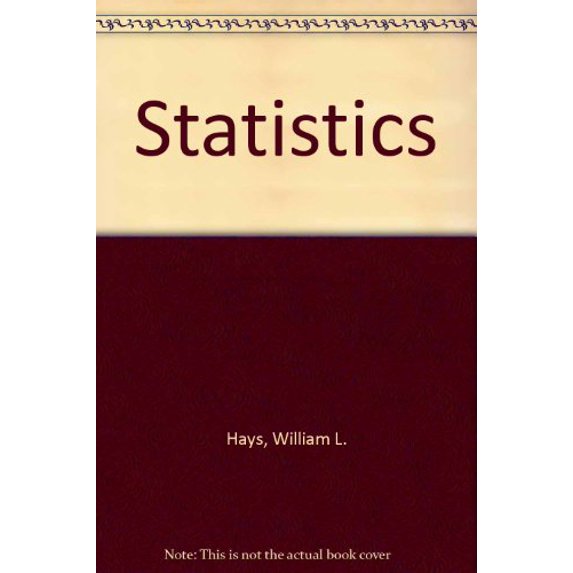 Pre-Owned Statistics (4th Edition) (Hardcover) 0030024641 9780030024641
