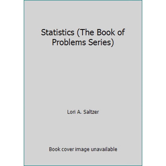 Pre-Owned Statistics (The Book of Problems Series) (Paperback) 0536278105 9780536278104