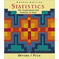 thumbnail image 1 of Pre-Owned Statistics: The Exploration and Analysis of Data (Hardcover 9780534358679) by Jay L DeVore, Roxy L Peck, 1 of 1