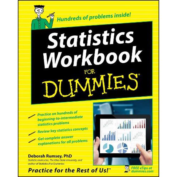 Pre-Owned Statistics Workbook for Dummies (Paperback) 0764584669 9780764584664