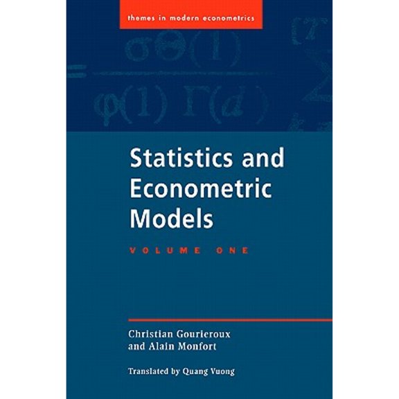 Pre-Owned Statistics and Econometric Models (Paperback) 0521477441 9780521477444