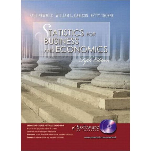 Pre-Owned Statistics for Business and Economics and Student CD-ROM (Hardcover) 0130293202 9780130293206