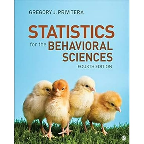 Pre-Owned Statistics for the Behavioral Sciences, 9781544362816, 1544362811, Paperback, Fourth edition