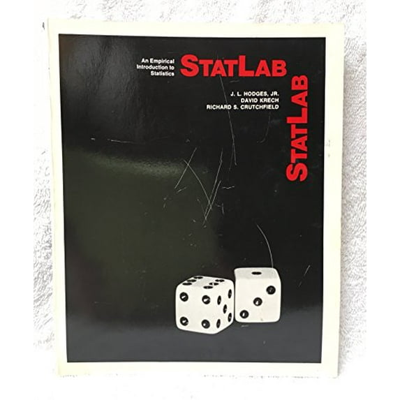 Pre-Owned Statlab: Text, Worksheets and Set of Dice Paperback