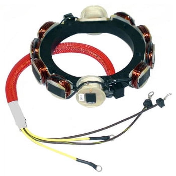 Stator, 12amp Johnson/Evinrude 85hp-135hp 1973-1977 V4 Xflows Pro #: 173-2099 X-Ref #: 581303 581303, 581680, 582099