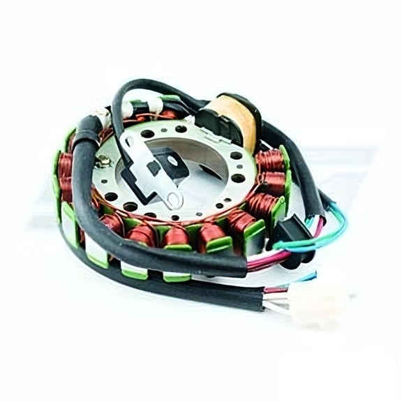New Stator Assembly Magneto Generator Compatible with 1998 Yamaha YFM600FW Grizzly 600 4WD 595cc 4-Stroke Single Cylinder ATV Magneto Coil 4WV-85510-00-00 4WV855100000 600cc Copper