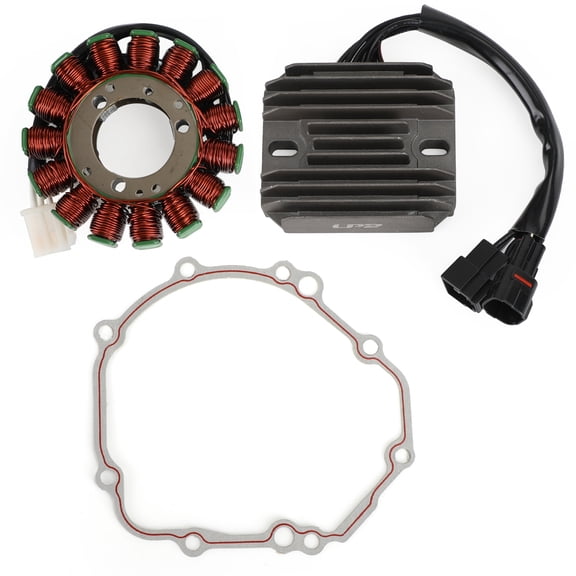 Stator Coil+Voltage Regulator Rectifier+Gasket For Suzuki GSX-R GSXR 1000 07-08