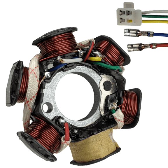 Stator Magneto - 6 Coil - 5 Wire for GY6 125cc 150cc ATV Scooter Go Kart Jonway Lance ZNEN