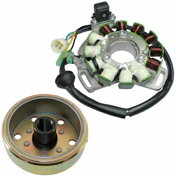 Stator Magneto & Flywheel Rotor for Yamaha Banshee 350 YFZ350 1987-1994