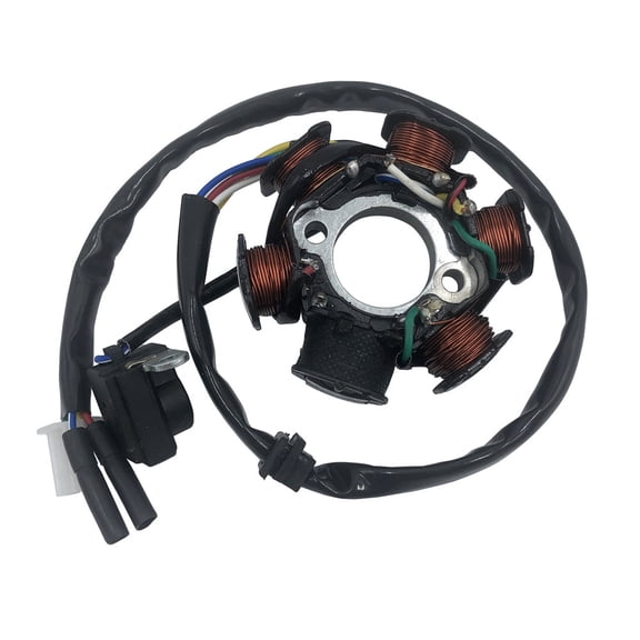 From China Stator Magneto With 6 Coil Poles 5 Wires For GY6 125CC 150CC