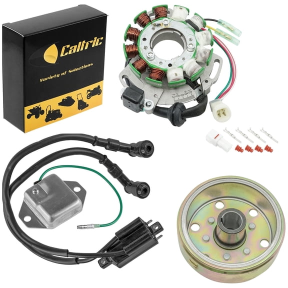 Stator Regulator Ignition Coil Flywheel for Yamaha Banshee 350 YFZ350 1987-1994