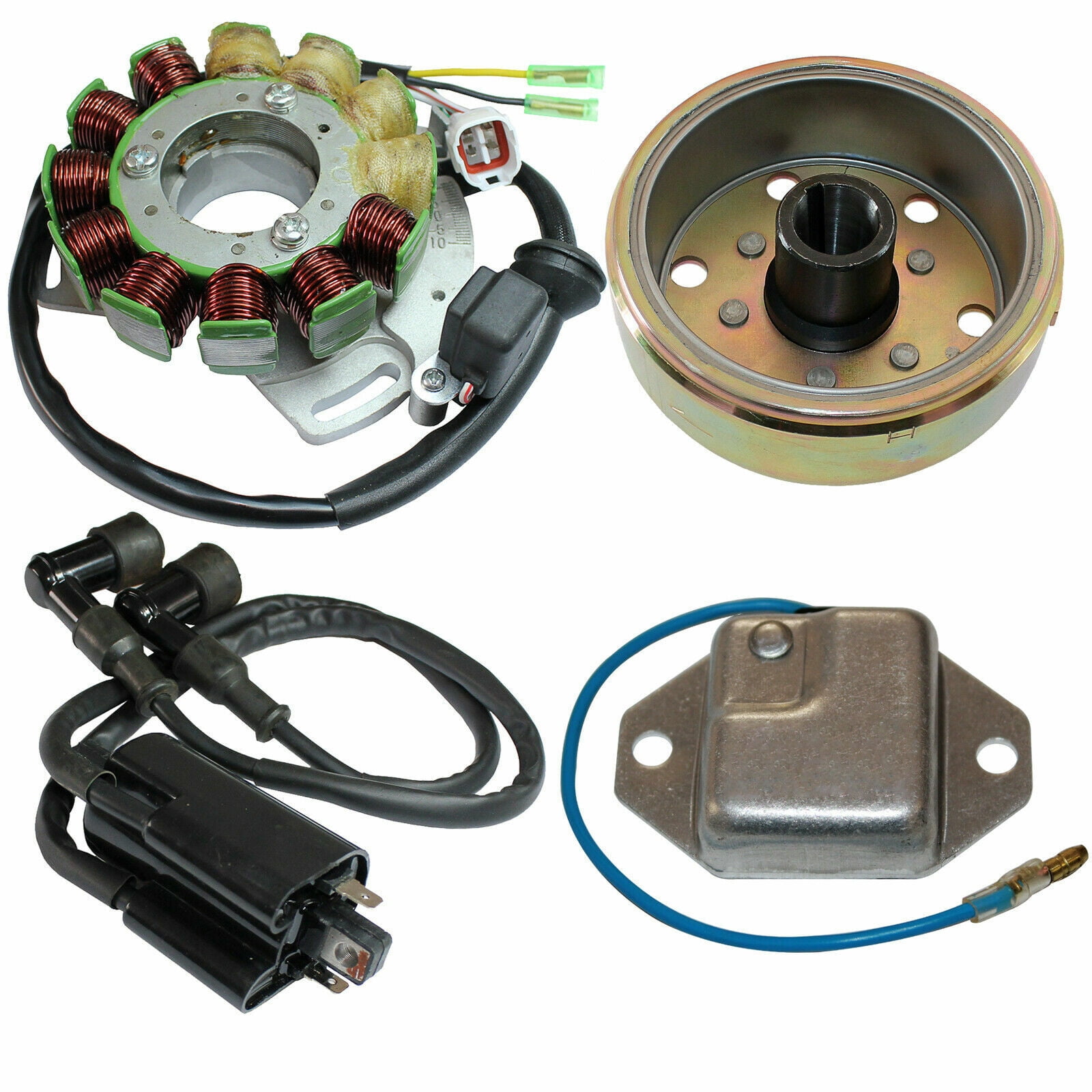 Stator Regulator Ignition Coil Flywheel for Yamaha Banshee 350 YFZ350