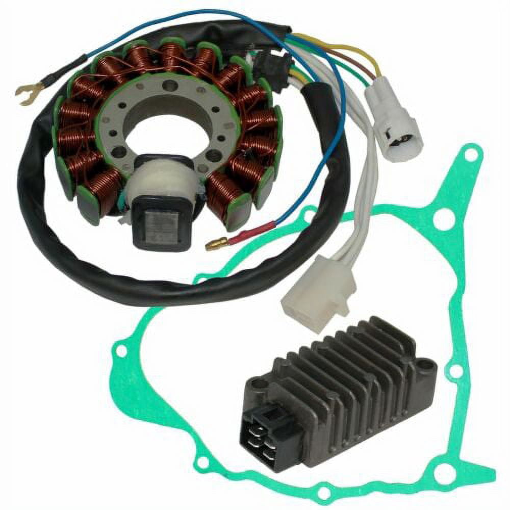 Caltric Stator Regulator Rectifier & Gasket Compatible With Yamaha TTR225 1999-2004