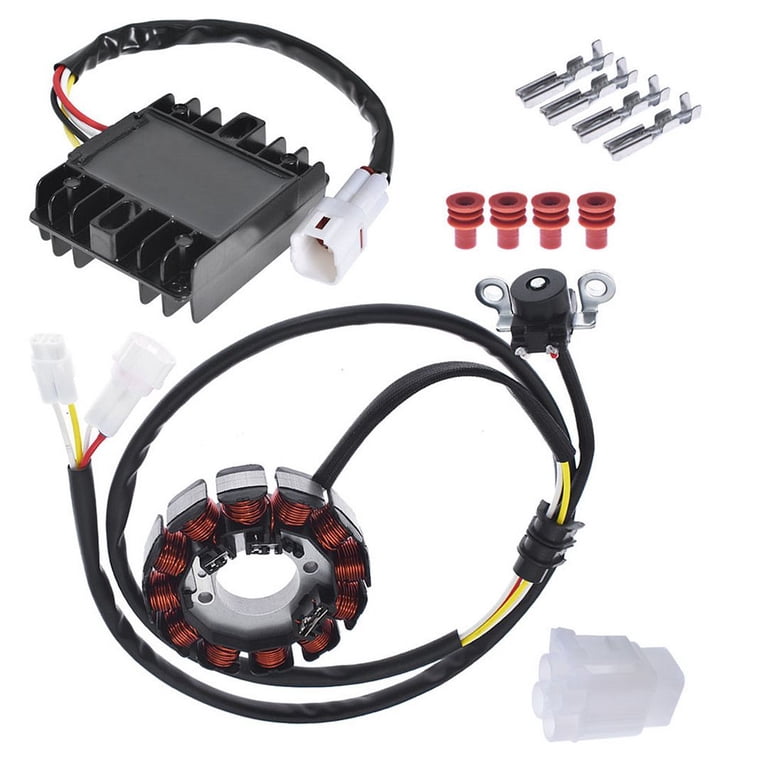 Caltric Stator & Regulator Rectifier Replacement For Yamaha Big Bear 400 YFM400 2X4 & 4X4 ATVs (2002-2012)