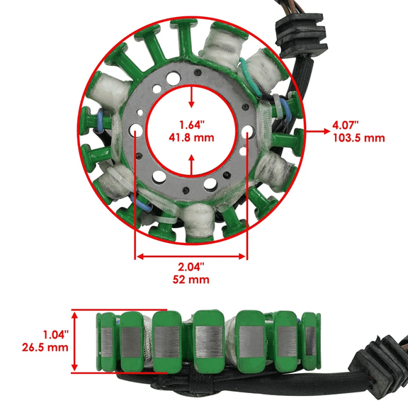 Stator for Kawasaki Mojave 250 KSF250A Ksf 250A 1987-2000 Magneto / 21003-1155