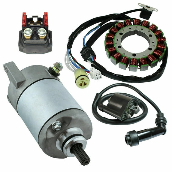 Stator for Yamaha Bruin 350 2004 2005 2006 Starter Solenoid Ignition Coil Atv