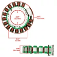 thumbnail image 1 of Stator for Yamaha Moto-4 350 YFM350ER YFM-350ER 1987 1988 1989, 1 of 4