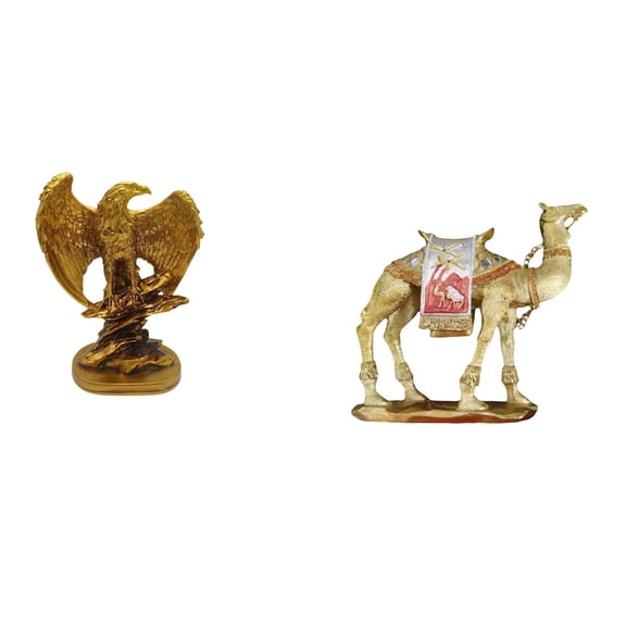 Statue Camel Figurine Resin Artwork Featuring Creative Design for Dining Room Entrance Office Display