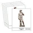 thumbnail image 1 of Statue of David by Michelangelo Art Car Window Bumper Water Bottle Phone Tablet Laptop Waterproof Vinyl Decal Sticker Set 5-Pack - Gloss Finish - 4.0", 1 of 7