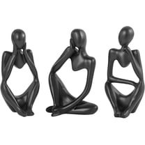 Statue Decor Abstract Art Sculpture,  Resin Collectible Figurines for Home Living Room Office Shelf Decoration,Great Gifts Ideas