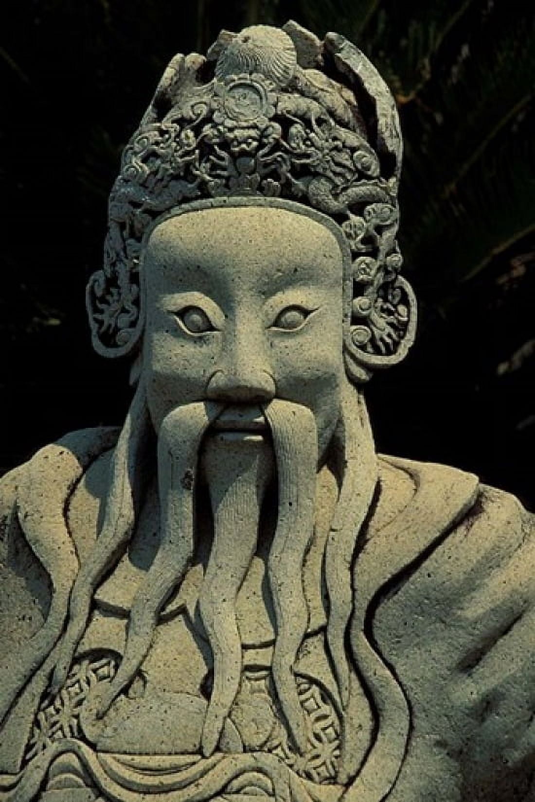 Statue Detail at the Grand Palace Bangkok Thailand Canvas Art - Claudia Adams DanitaDelimont (24 x 36)
