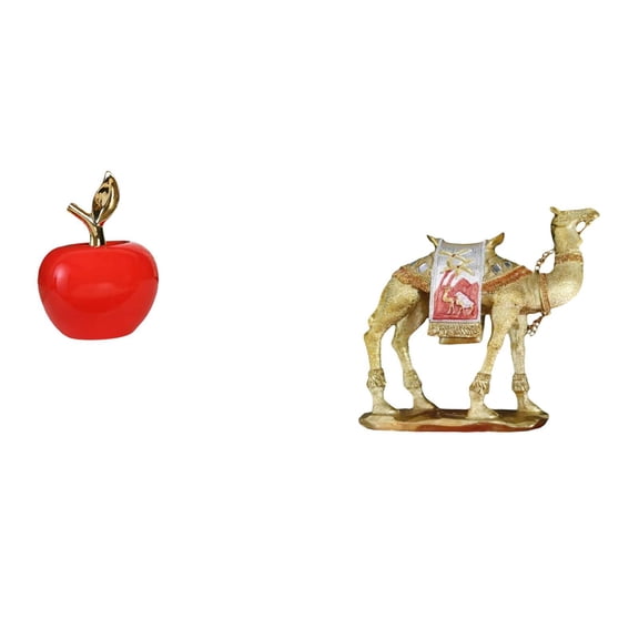 Statue Figurine Camel Ceramic Resin Modern Decoration Gift for Living Room Office Desktop