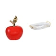 thumbnail image 1 of Statue Fruit Sculpture Tray Ceramic Material Decorative Storage for Living Room Office Cafe, 1 of 8