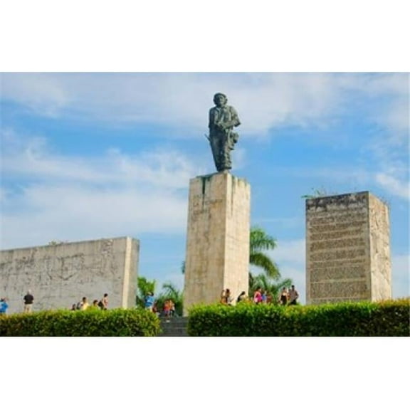 Statue & Gravesite of Che Guevara Santa Clara Cuba Poster Print by Bill Bachmann - 34 x 22 in.