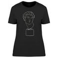 thumbnail image 1 of Statue Head Of David T-Shirt Women -Image by Shutterstock, Female 3X-Large, 1 of 2