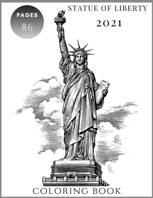 Statue Of Liberty Coloring Pages For Kindergarten