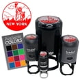 thumbnail image 1 of Statue of Liberty New York USA Landmark Destination Circle Self-Inking Rubber Stamp for Stamping Ink Stamper Crafting Planners - 3/4 Inch Small - Yellow Ink, 1 of 7