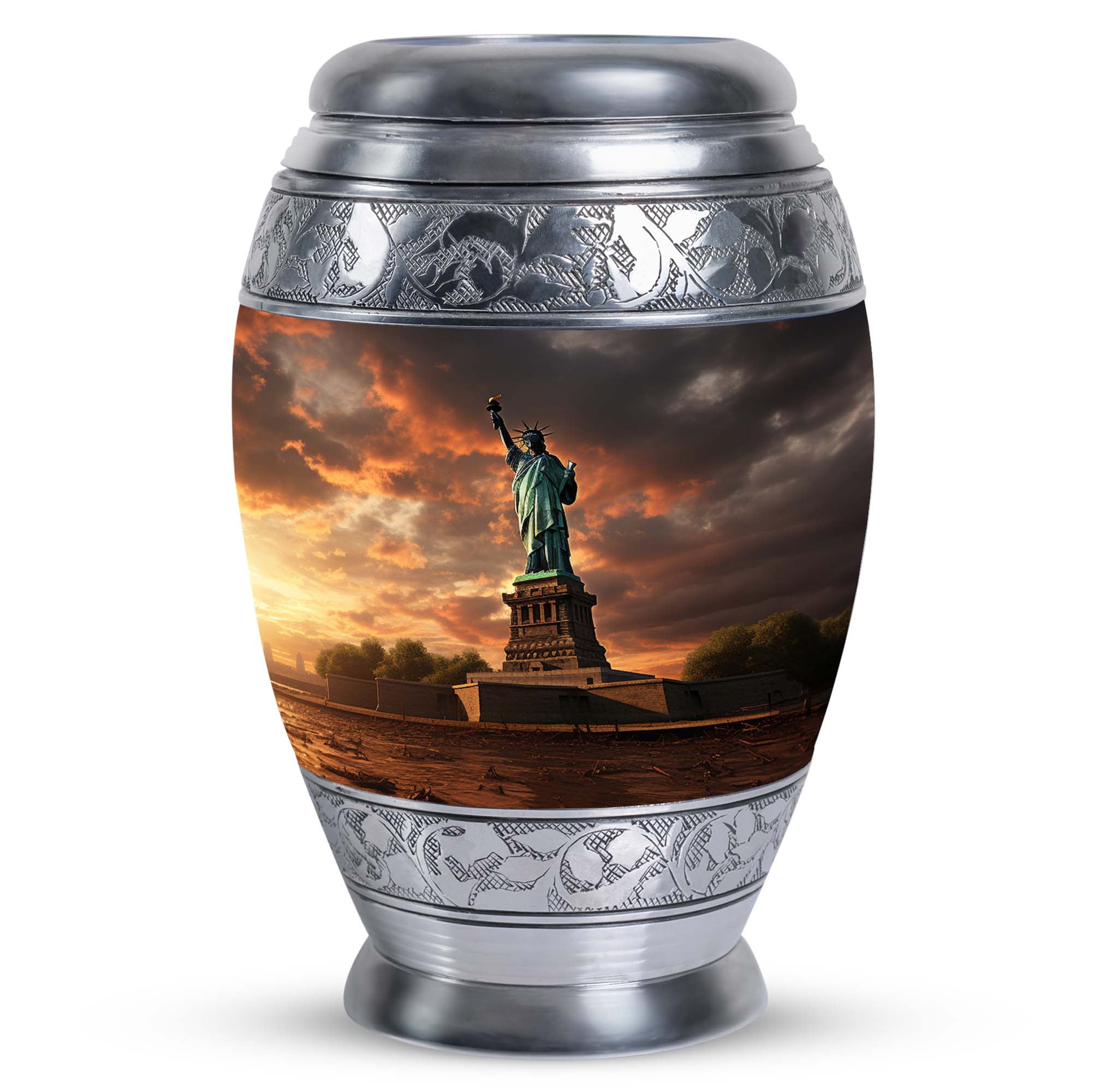 Statue Of Liberty Liberty IslandLarge Urn, Cremation Urns For Women