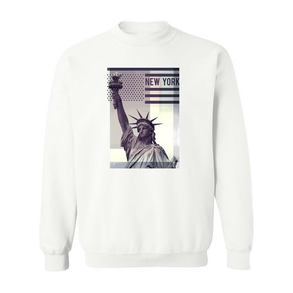 Statue Of Liberty, New York.  Sweatshirt Men -Image by Shutterstock, Male x-Large
