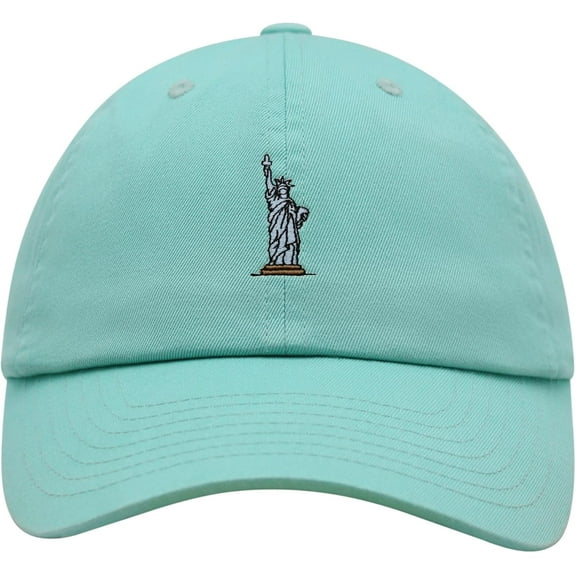 Statue Of Liberty Premium Dad Hat Embroidered Cotton Baseball Cap New York Unisex