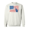thumbnail image 1 of Statue Of Liberty Silhouette Sweatshirt Men -Image by Shutterstock, Male 4X-Large, 1 of 4