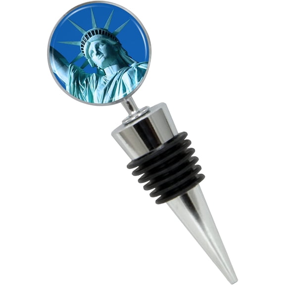 Statue Of Liberty Wine Bottle Stopper In Gift Box, Perfect For House Warming Gift