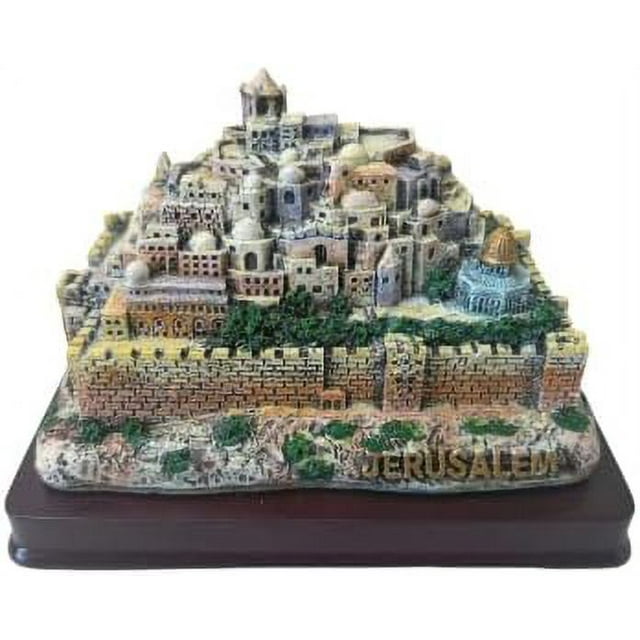 Statue Of Old City Of Jerusalem Panoramic View 3D Model Of Jerusalem