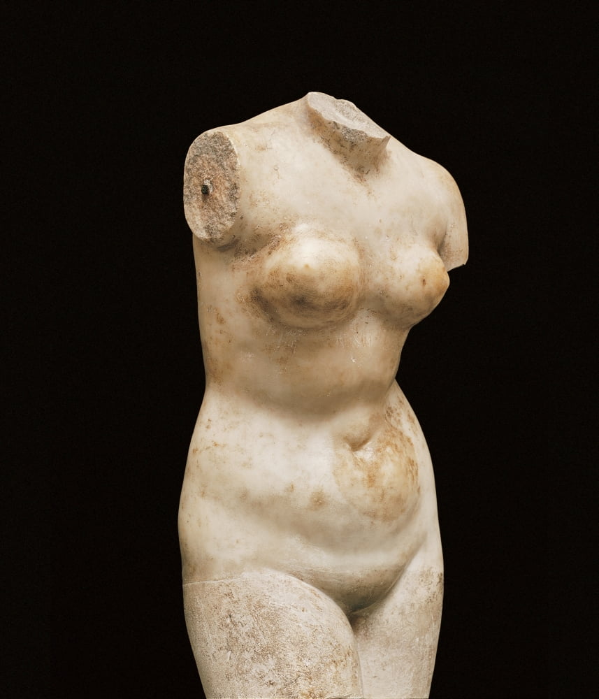 Statue Of Venus Canvas Art - (18 x 24)