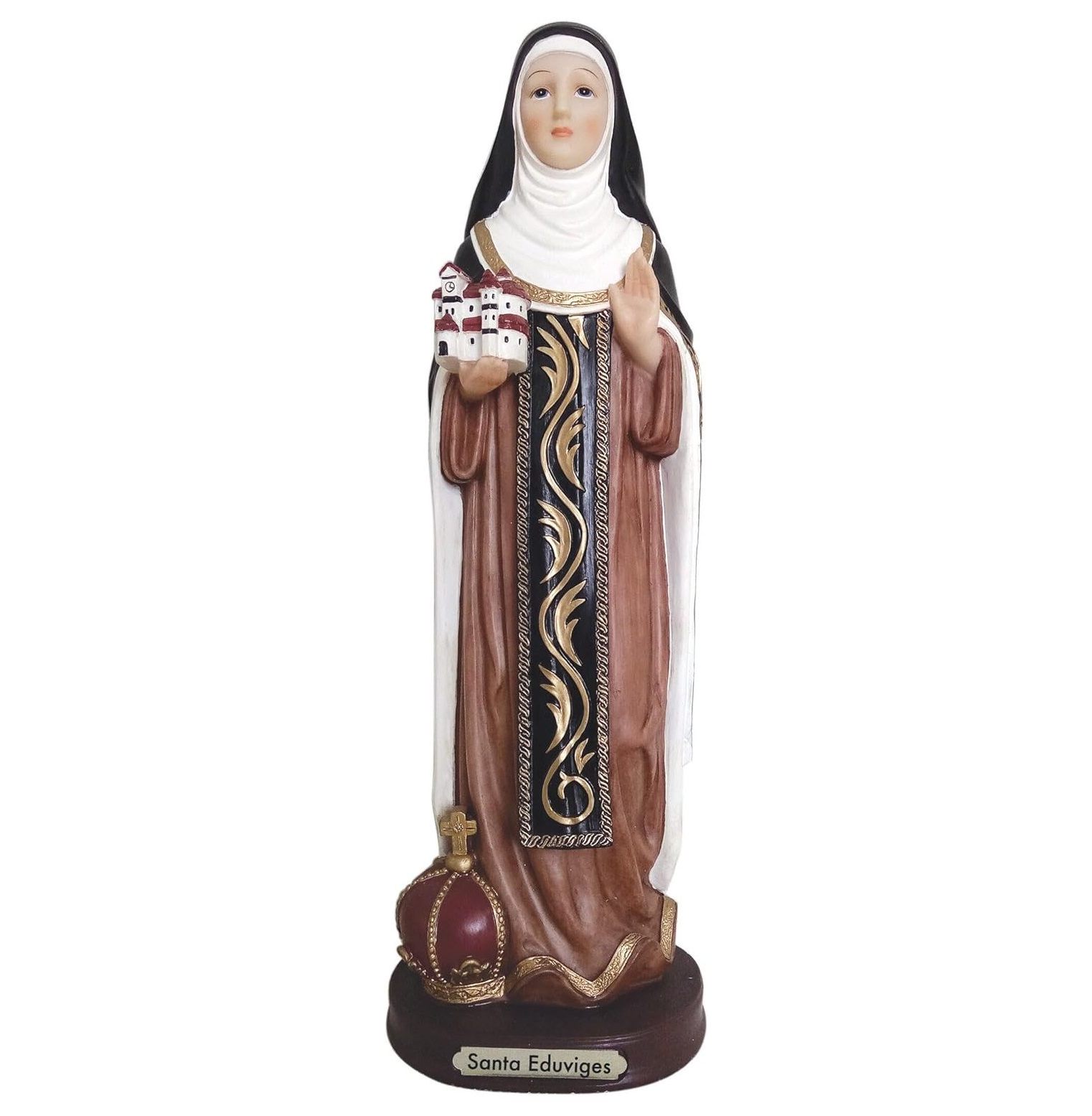 Statue Santa Eduviges Saint St Eduvigis Poland Statue Figurine Figure