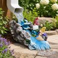 Statue Splash Block Gutter Downspout Extensions Garden Decor Decorative ...