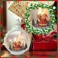 Statue Table Light Tabletop Mini Decoration Outdoor Christmas Candle