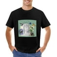 thumbnail image 1 of Statue Tree Vintage T-shirt Mens Cotton Classic Crewneck Short Sleeve Tees Unisex Black XS, 1 of 2