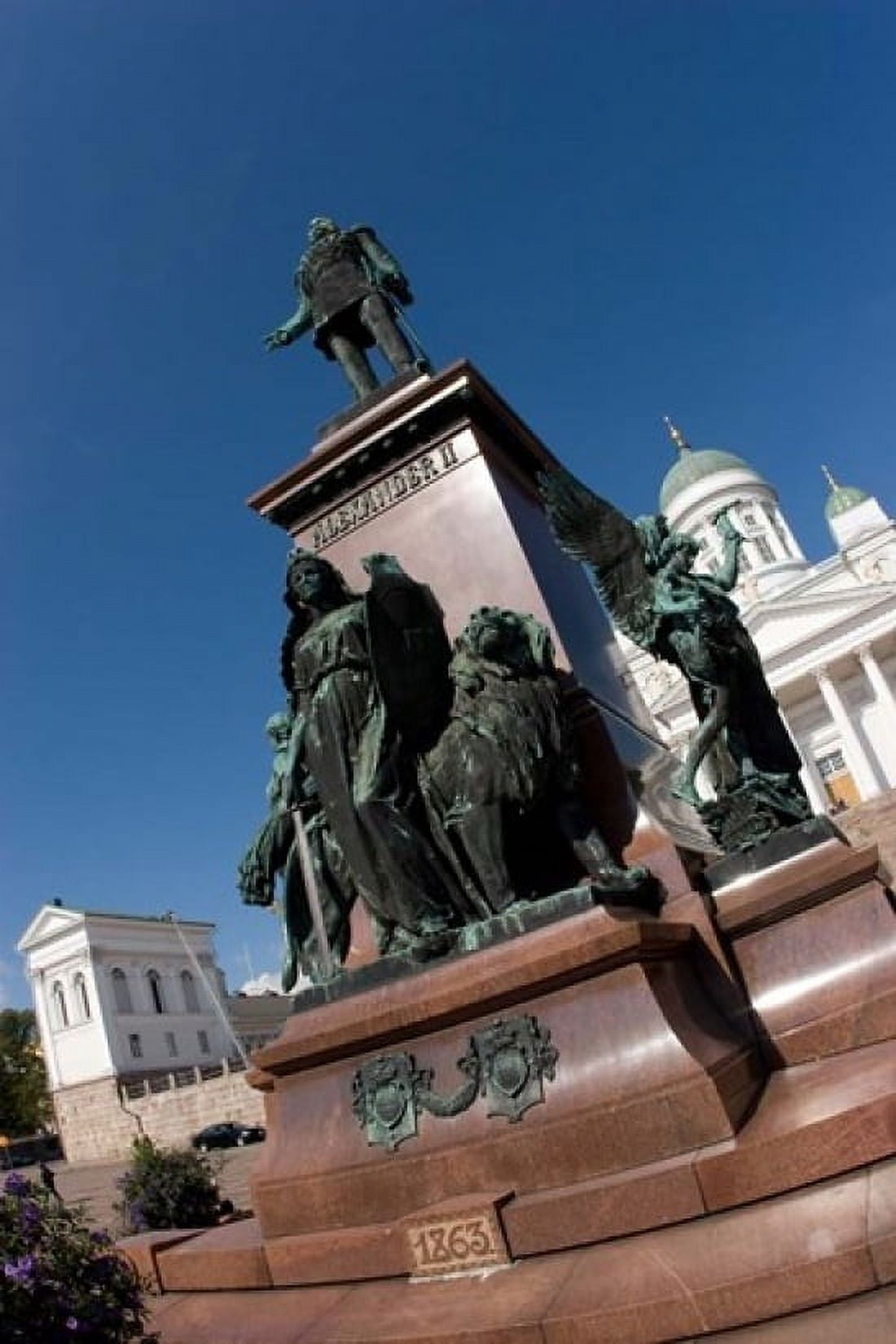Statue of Emperor Alexander II Canvas Art - Jaynes Gallery DanitaDelimont (24 x 36)