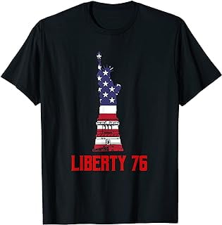 Statue of Liberty 76 Independence Day T Shirt - Walmart.com