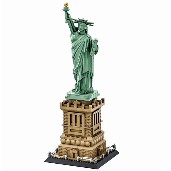 Statue of Liberty Building Block Set (1316 Pieces) New York's Statue of Liberty Famous Landmark Series - Architecture Model for  Adults