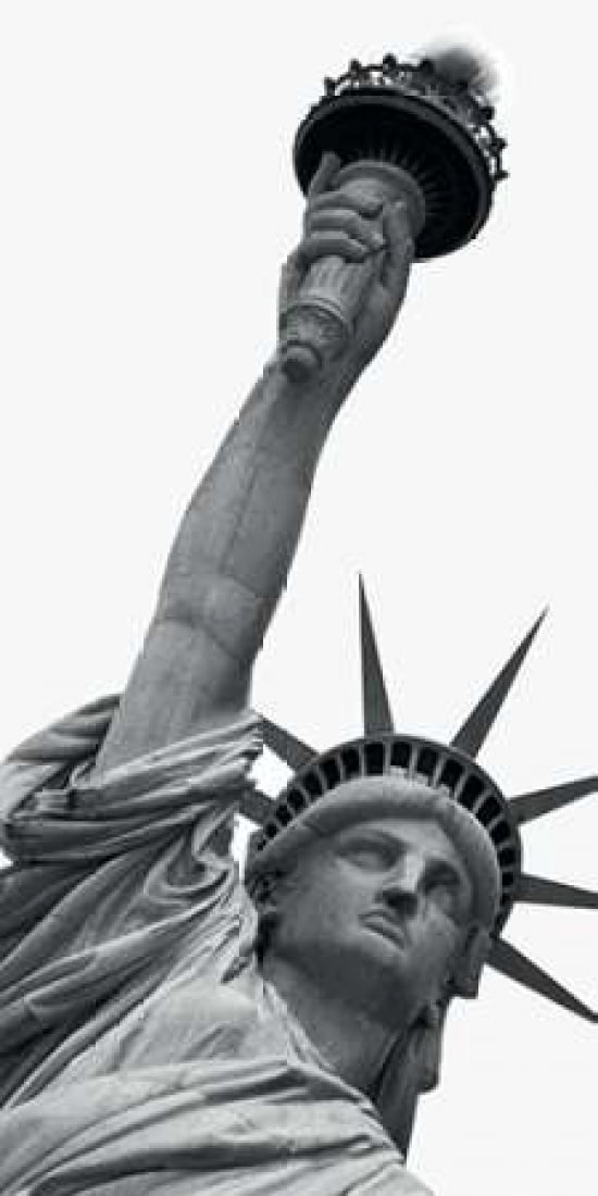 Statue of Liberty Canvas Art - Amy Gibbings (24 x 48)