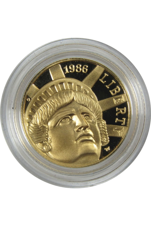 Statue of Liberty Centennial Commemorative 1986 W Choice Proof Gold $5