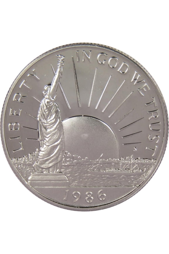 Statue of Liberty Commemorative 1986 S Clad Half Dollar Proof 50c Coin