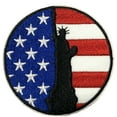 thumbnail image 1 of Statue of Liberty Embroidered Patch Iron/Sew-On Applique Biker Emblem Tactical, 1 of 2